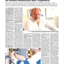 UNE CELLULE D'ECOUTE POUR LES ARTISANS COMMERCANTS