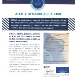FIBRE-ALERTE DEMARCHAGE ABUSIF