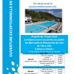 La piscine de la Valane ouvre ses portes le 14 juin