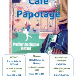 Café papotage à Beaulieu