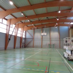 NOUVEL ECLAIRAGE AU GYMNASE A BEYNAT