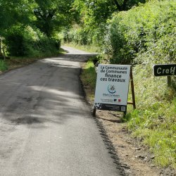 TRAVAUX DE VOIRIE TERMINES