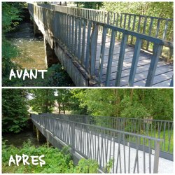 AMENAGEMENT DE LA PASSERELLE PIETONNE DES GABARIERS