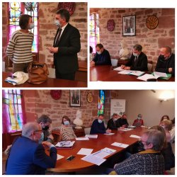 LANCEMENT DU PROGRAMME PETITES VILLES DE DEMAIN A LA MAIRIE DE MEYSSAC