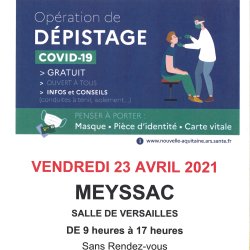 OPERATION DE DEPISTAGE COVID-19