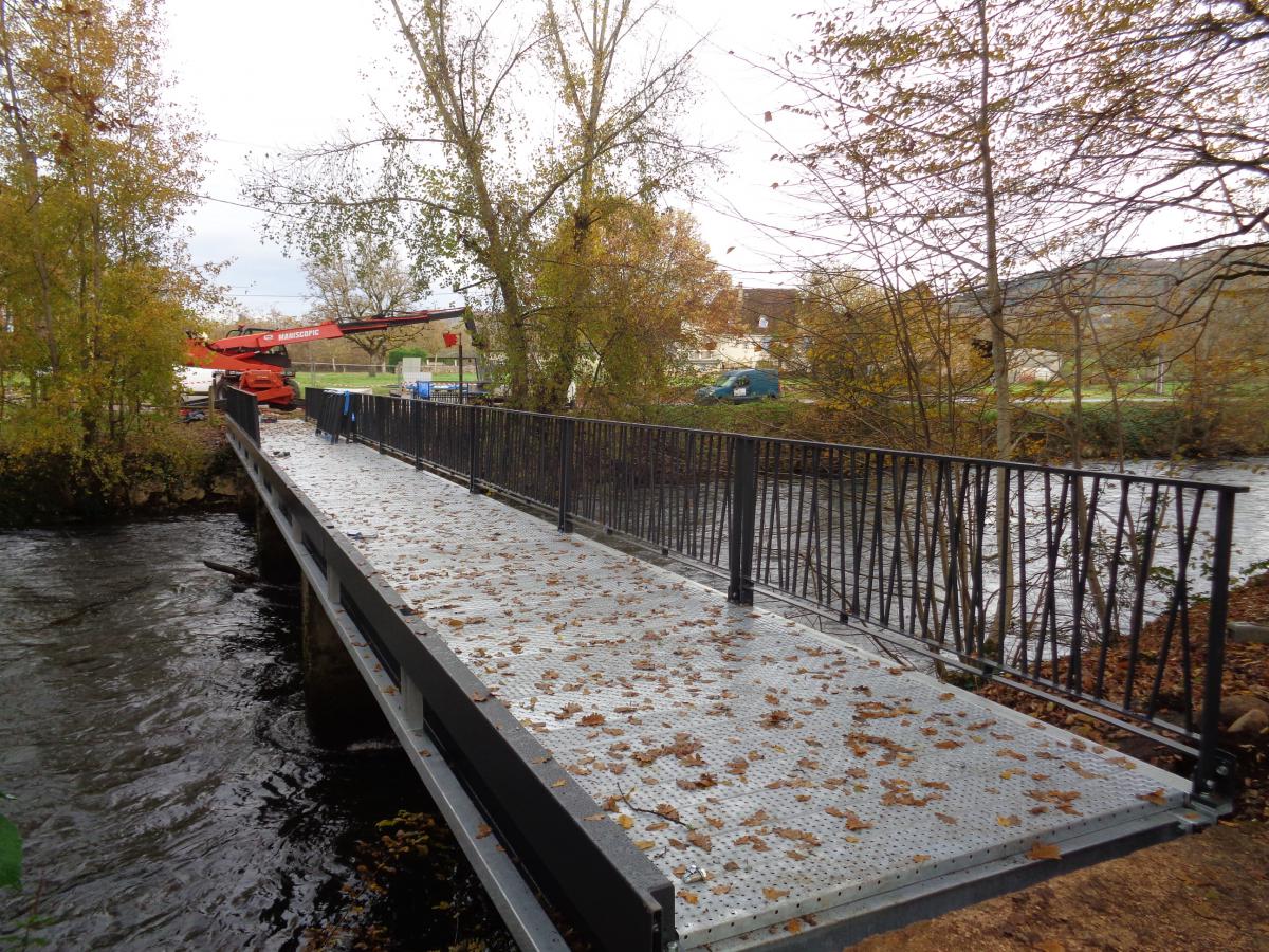 passerelle des gabariers après travaux